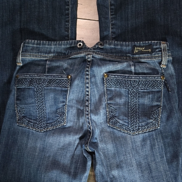 Citizens of Humanity Jeans Womens Wide Leg Blue Dark Wash Denim. Sz 26 - Picture 7 of 12